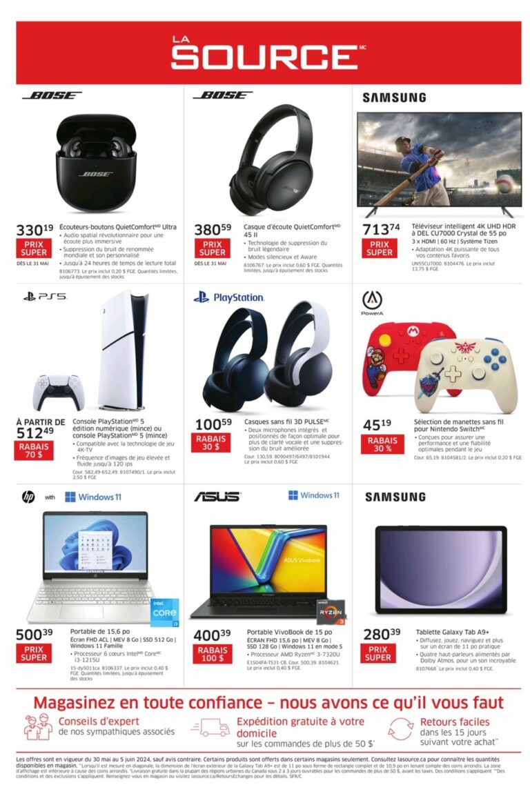 Circulaire La Source Du 30 mai au 5 juin 2024