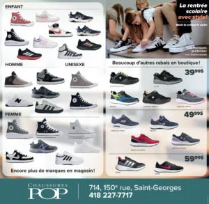 Circulaire Chaussures Pop Du 22 au 28 août 2024