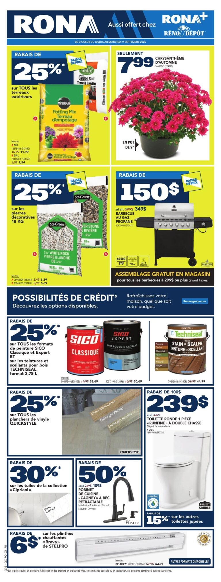 Circulaire Réno-dépôt Du 5 au 11 septembre 2024