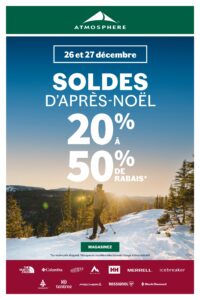 Circulaire Atmosphere Sport Plein Air – Soldes d’Après-Noël Du 26 décembre au 1 janvier 2025