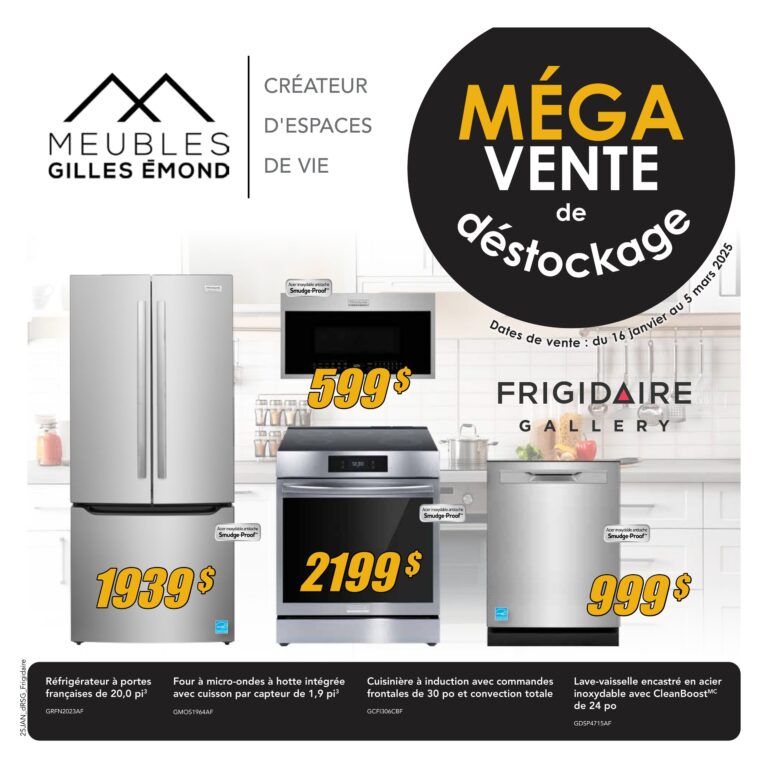 Circulaire Meubles Gilles Émond Du 16 janvier au 5 mars 2025
