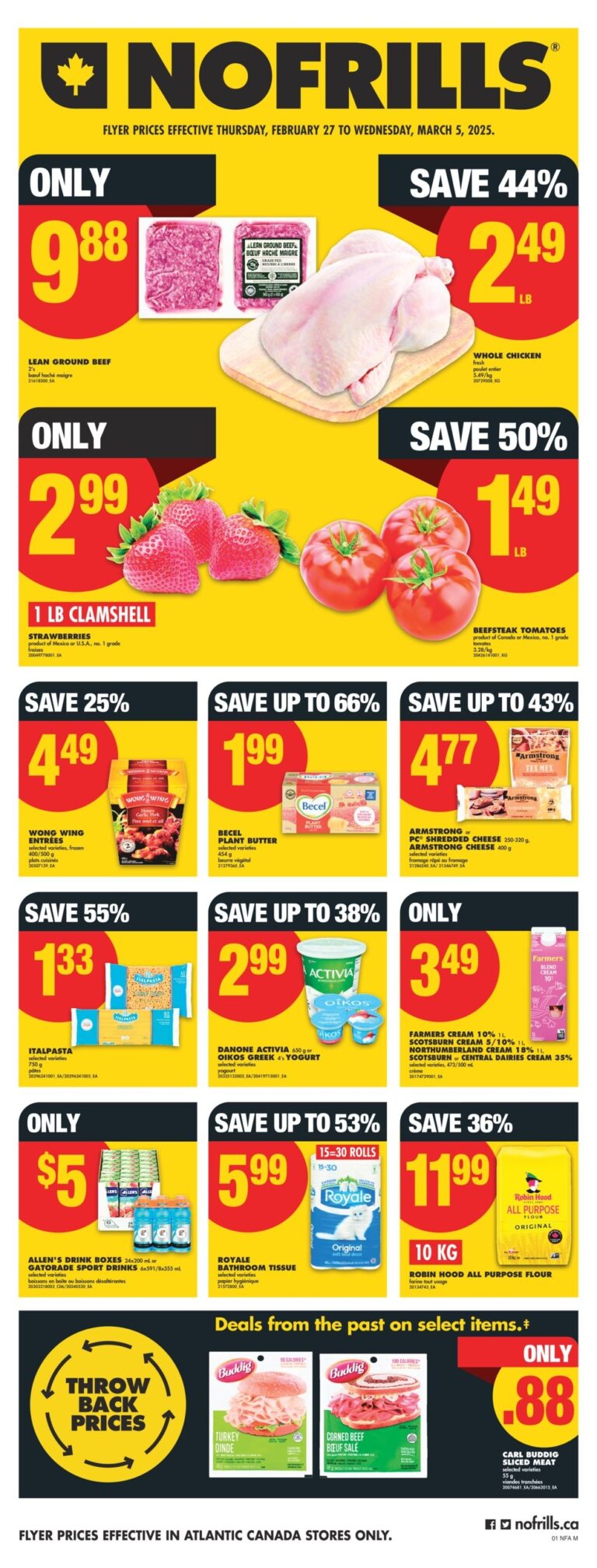 Circulaire No Frills Du 27 février au 5 mars 2025