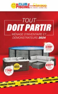 Circulaire Club Piscine Du 5 février au 4 mars 2025 Tout Doit Partir!