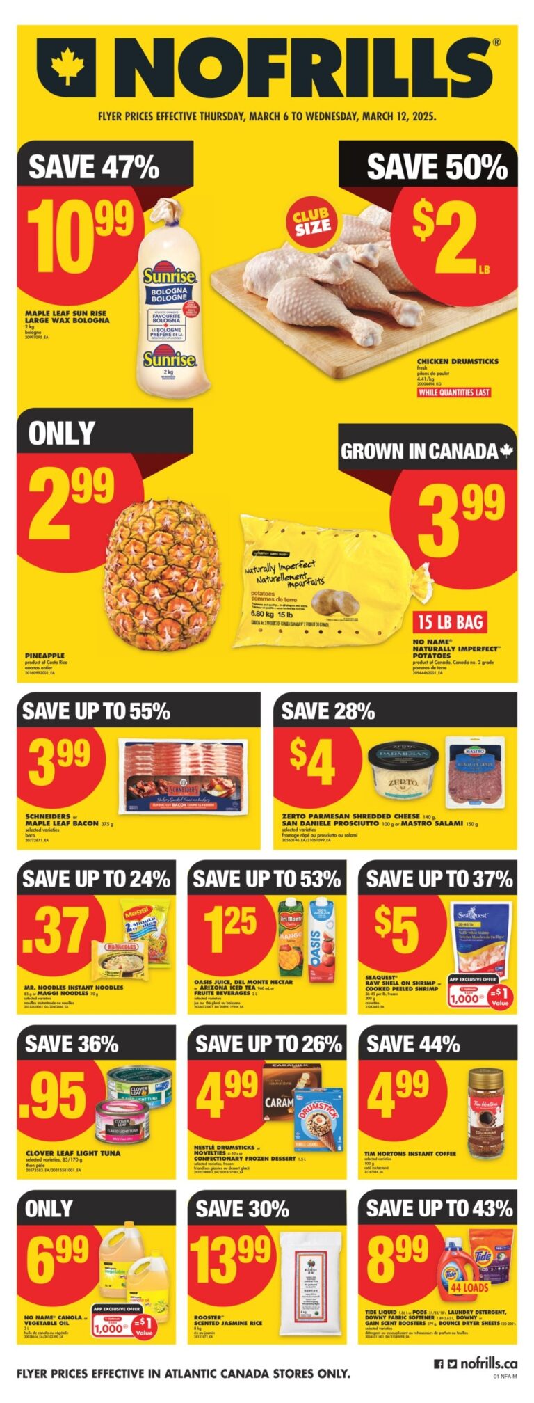 Circulaire No Frills Du 6 au 12 mars 2025
