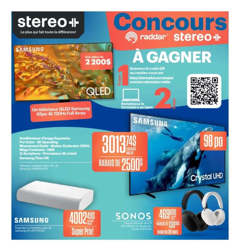 Circulaire Stéréo+ Du 28 mars au 3 avril 2025