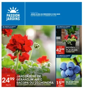 Circulaire Passion Jardins Du 15 au 21 mai 2025