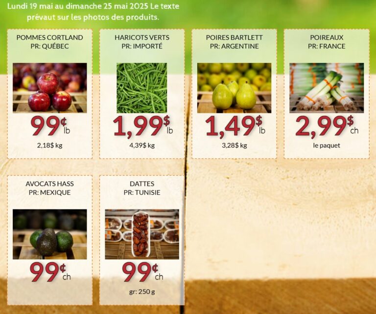 Circulaire Fruiterie 440 Du 19 mai au 25 mai 2025