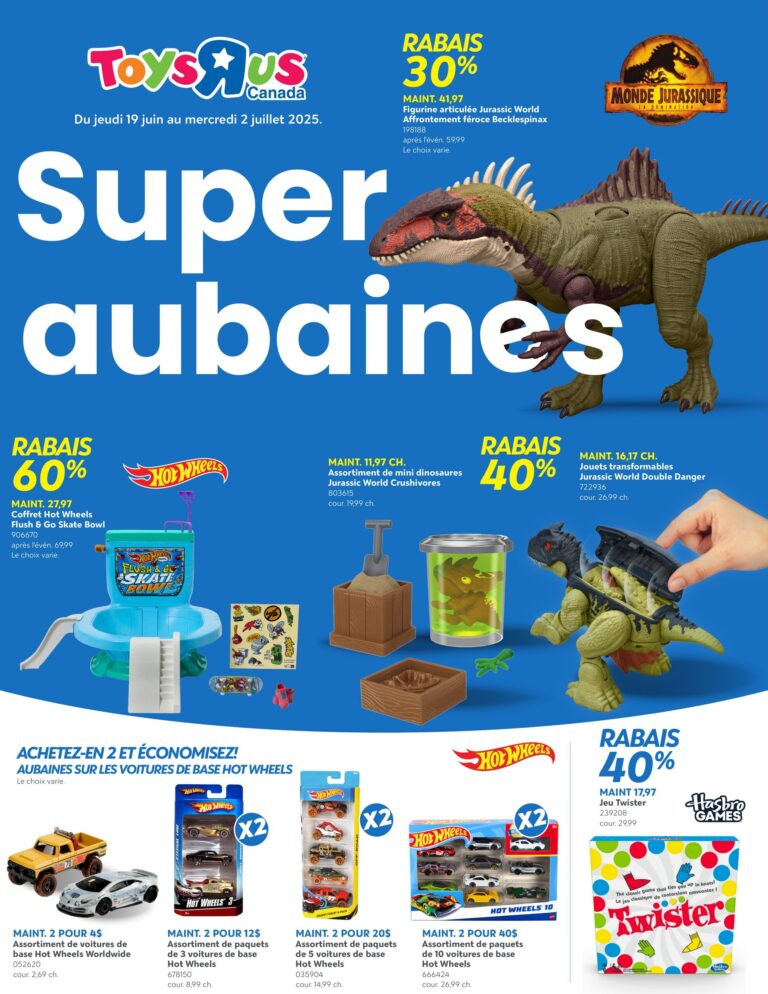 Circulaire Toys R Us Du 19 juin au 2 juillet 2025