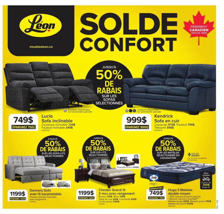 Circulaire Meubles Léon Du 5 au 18 juin 2025