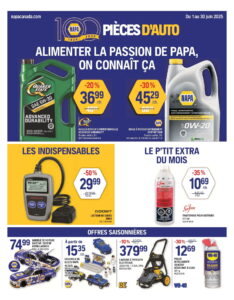 Circulaire Napa du 1 au 30 juin 2025