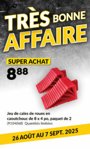 Circulaire Princess Auto Du 26 août au 7 septembre 2025