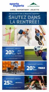 Circulaire Sports Experts Du 27 août au 7 septembre 2025