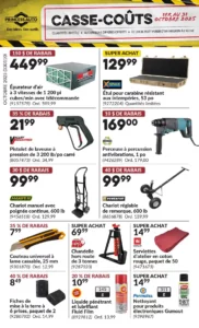 Circulaire Princess Auto Du 1 au 31 octobre 2025