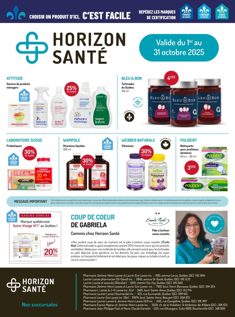 Circulaire Horizon Santé Du 1 au 31 octobre 2025