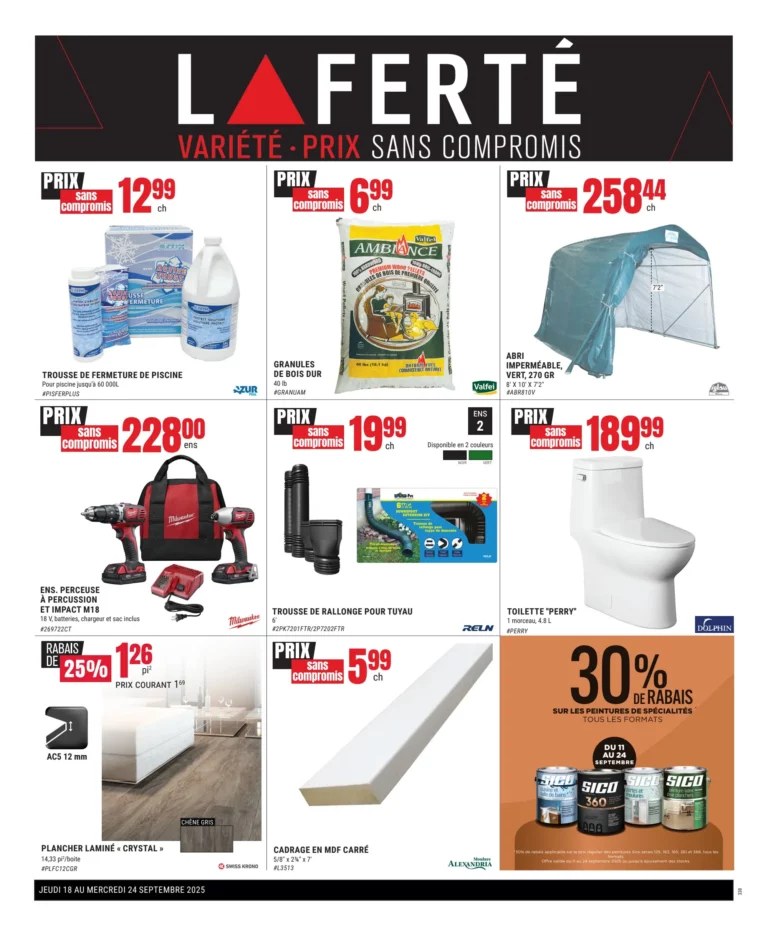 Circulaire Laferté Du 18 au 24 septembre 2025