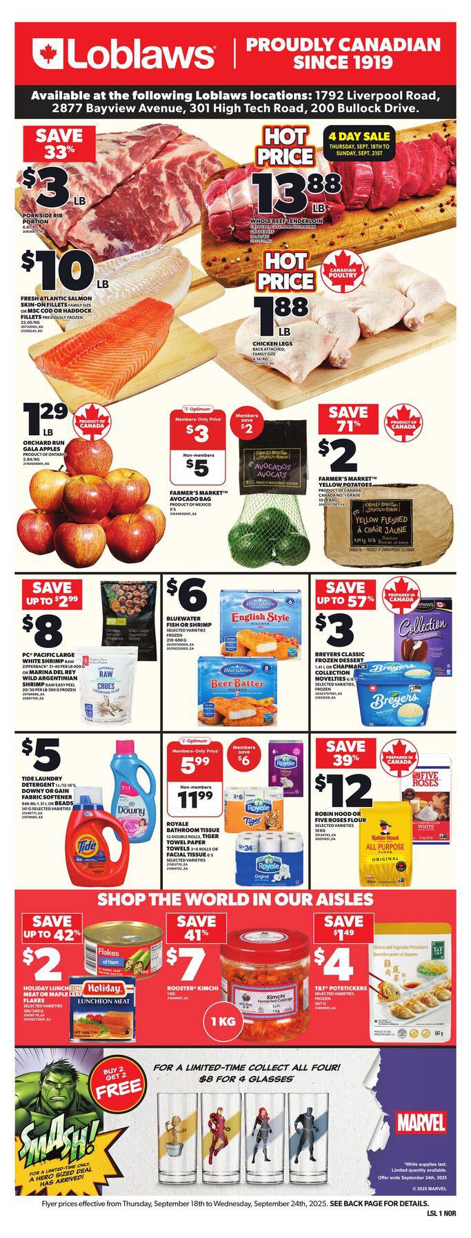 Circulaire Loblaws Du 18 au 24 septembre 2025