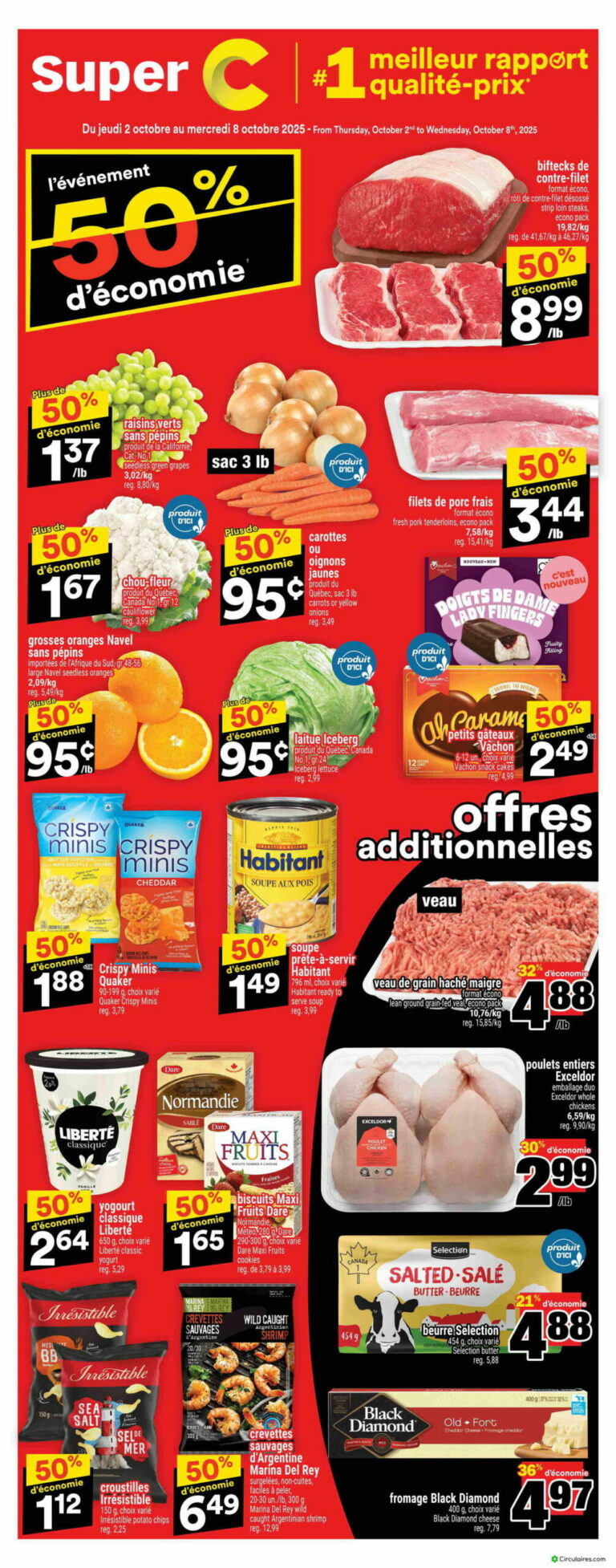 Circulaire Super C Du 2 au 8 octobre 2025