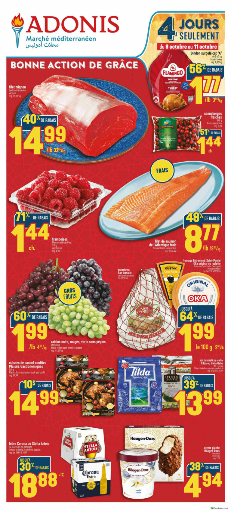 Circulaire Adonis Du 9 au 15 octobre 2025