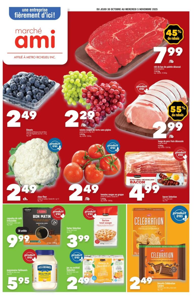 Circulaire Marché AMI Du 30 octobre au 5 novembre 2025