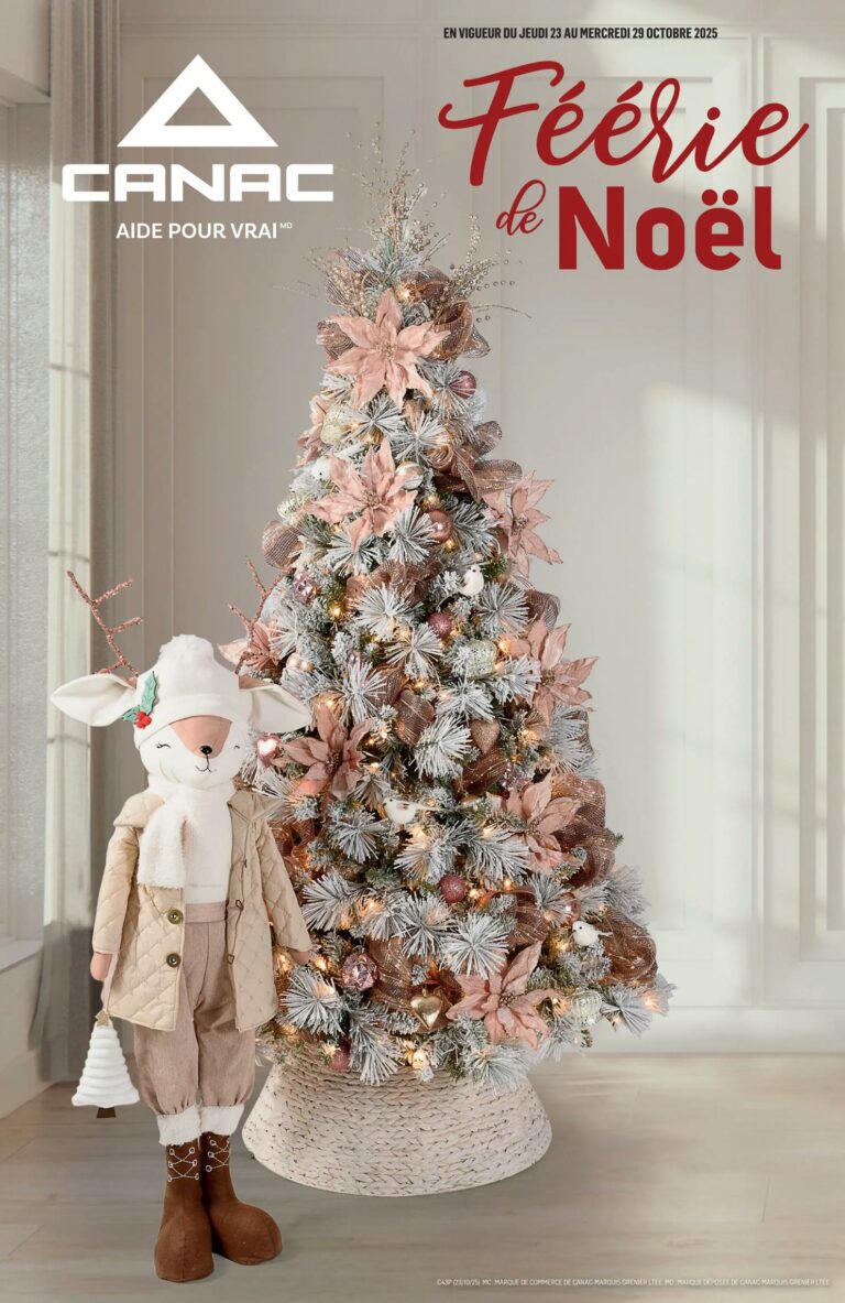 Circulaire Canac Noel Du 23 au 29 octobre 2025