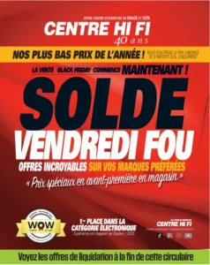 Circulaire Centre HI-FI Vendredi Fou Du 31 octobre au 6 novembre 2025