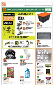 Circulaire Home Depot Du 23 octobre au 5 novembre 2025