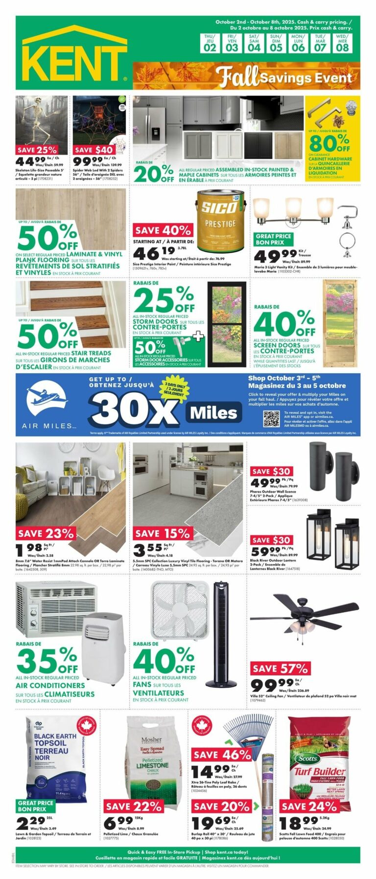 Circulaire Kent Du 2 au 8 octobre 2025