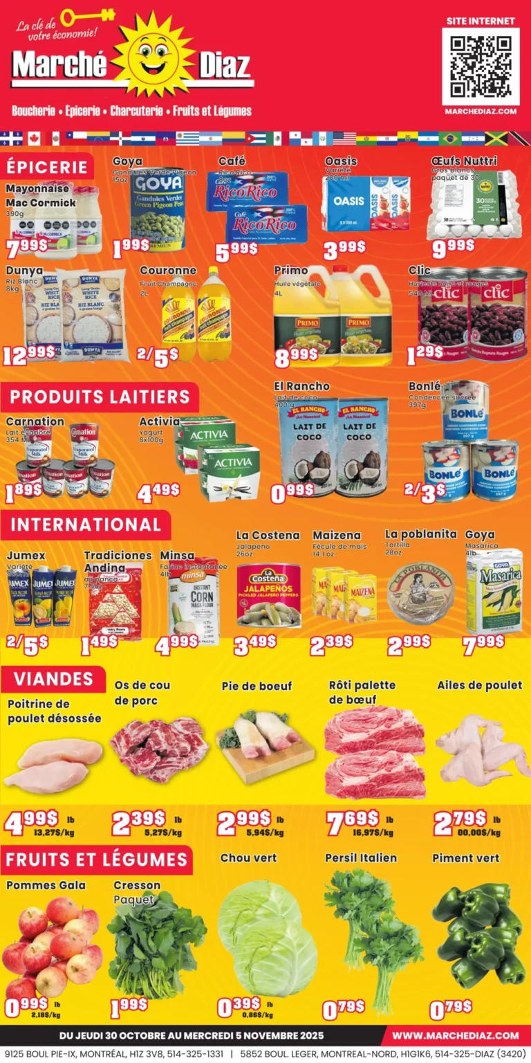 Circulaire Marche Diaz Du 30 octobre au 5 novembre 2025