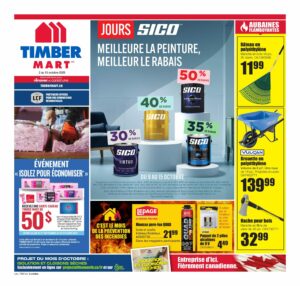 Circulaire Timber Mart Du 2 au 15 octobre 2025