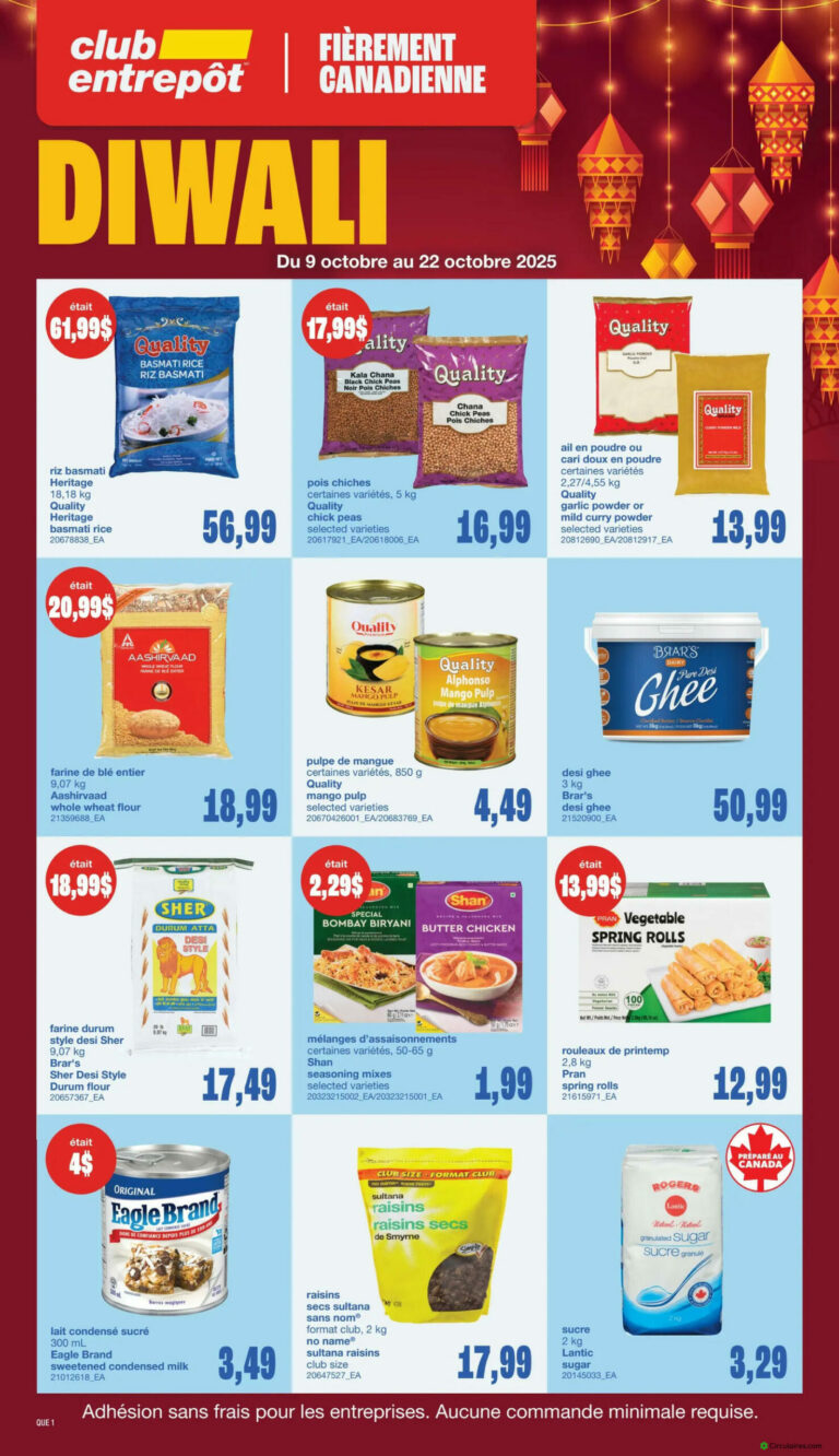 Circulaire Club Entrepôt Du 9 au 22 octobre 2025