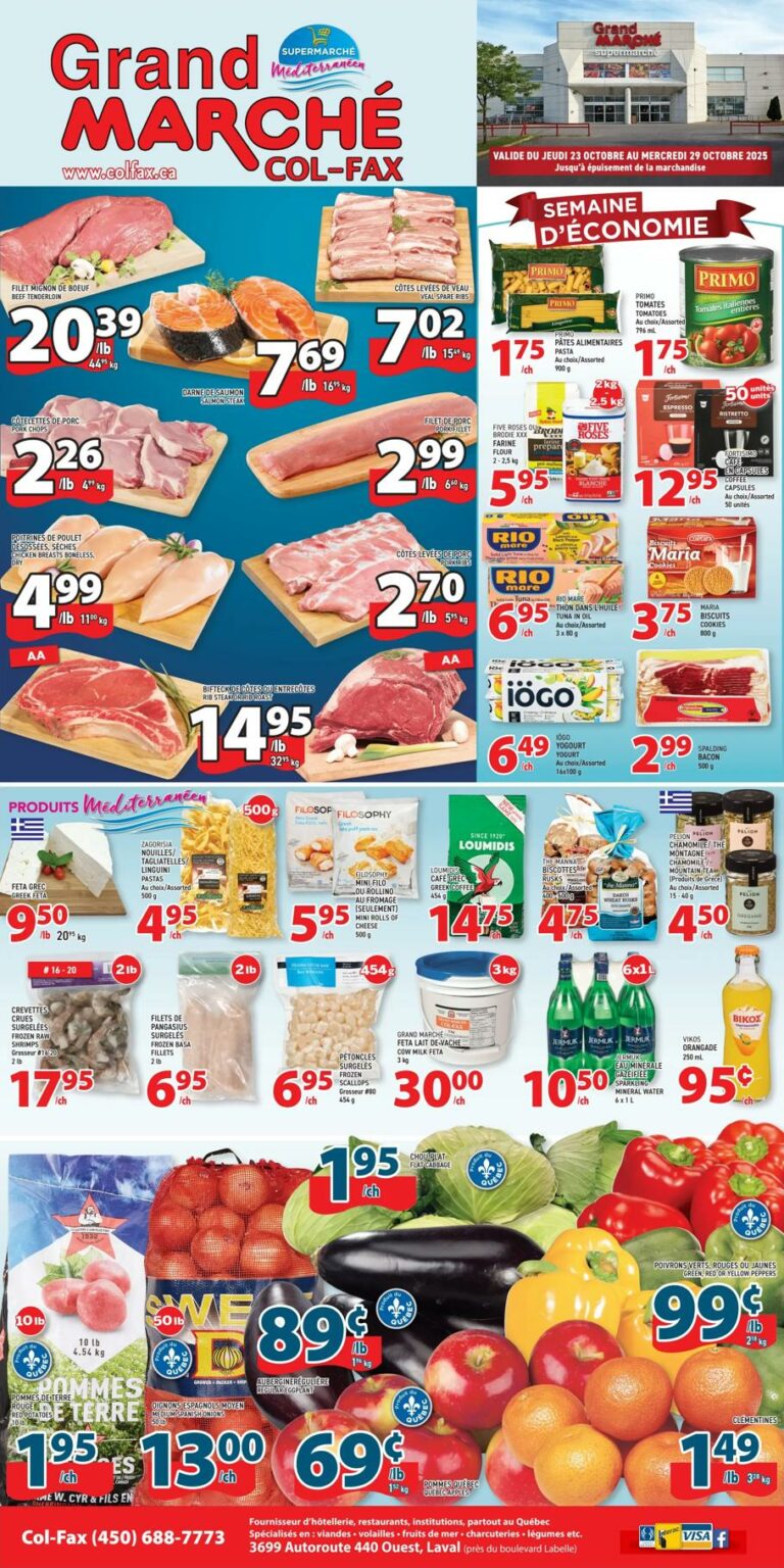 Circulaire Grand Marché Du 23 au 29 octobre 2025