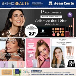 Circulaire Jean Coutu Offres beauté Du 30 octobre au 5 novembre 2025