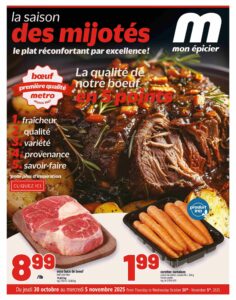 Circulaire Metro la saison de la mijotés Du 30 octobre au 5 novembre 2025