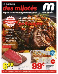 Circulaire Metro La saison de mijotés Du 23 au 29 octobre 2025