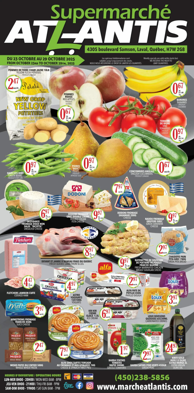 Circulaire Supermarché Atlantis Du 23 au 29 octobre 2025