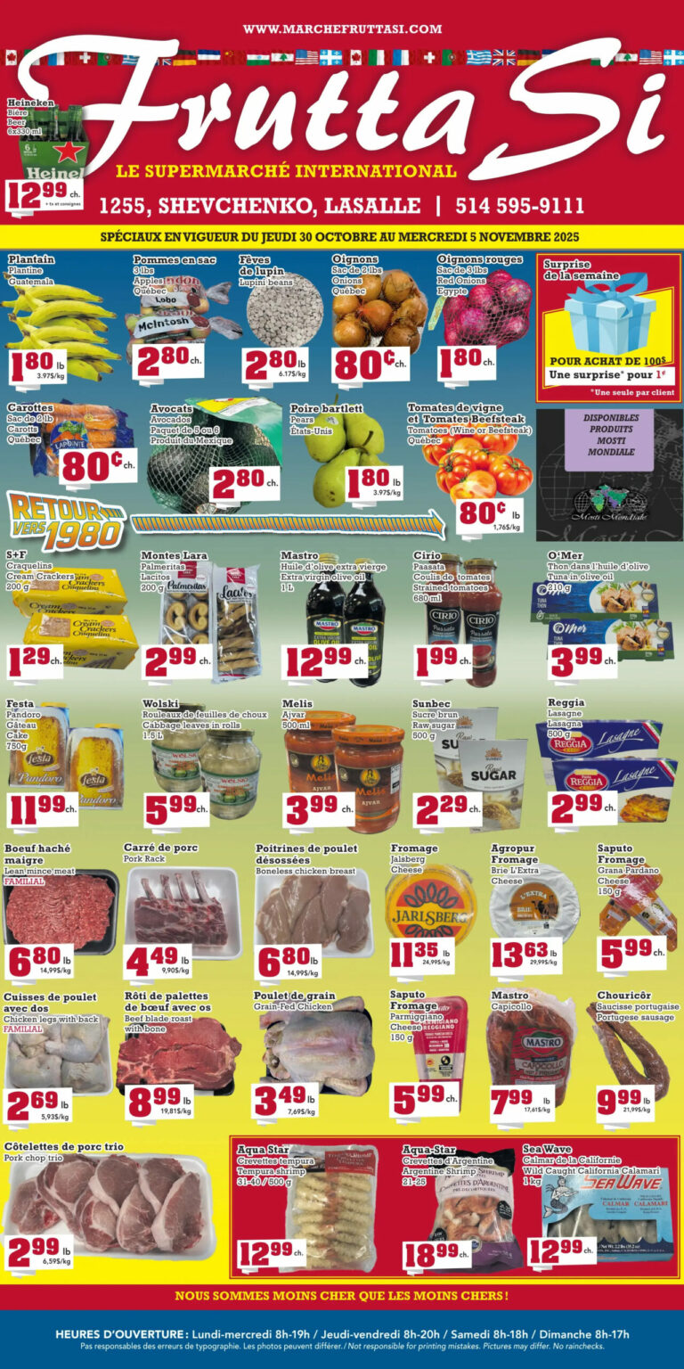 Circulaire Marché Frutta Si Du 30 octobre au 5 novembre 2025