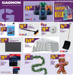 Circulaire GAGNON – La Grande Quincaillerie Du 30 octobre au 12 novembre 2025