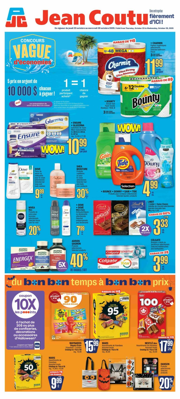 Circulaire Jean Coutu Du 23 au 29 octobre 2025