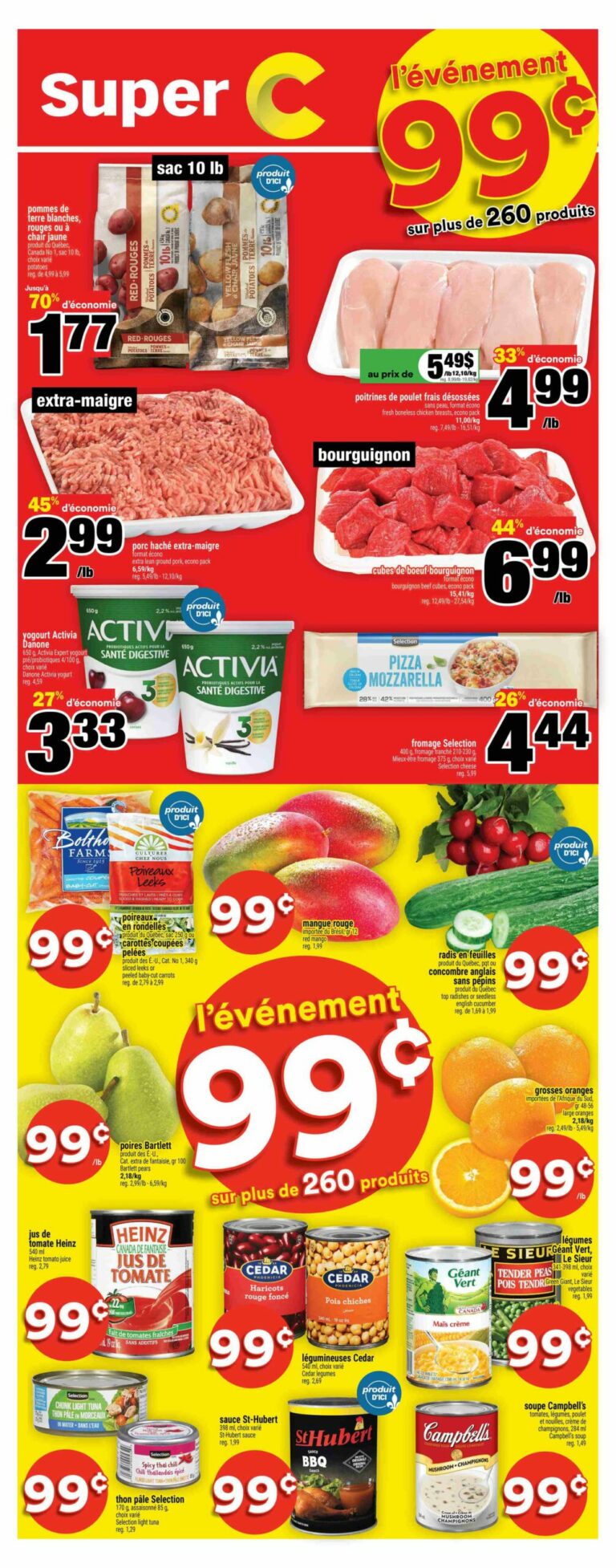 Circulaire Super C Du 23 au 29 octobre 2025