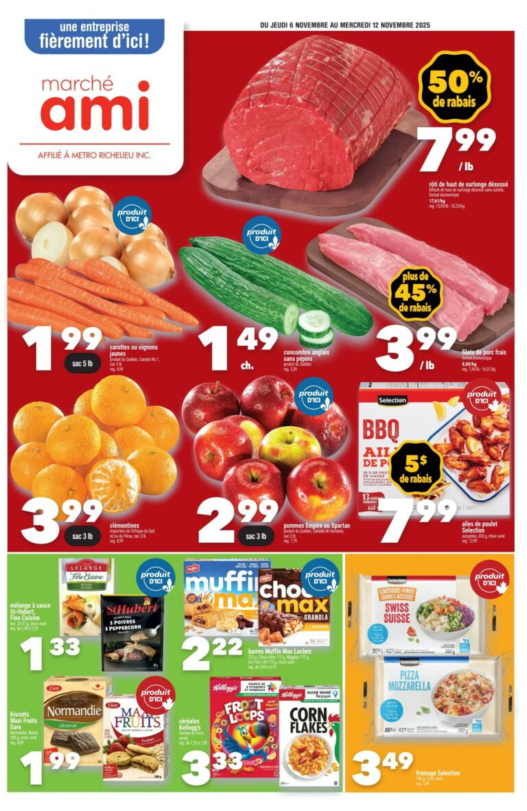Circulaire Marché AMI Du 6 au 12 novembre 2025