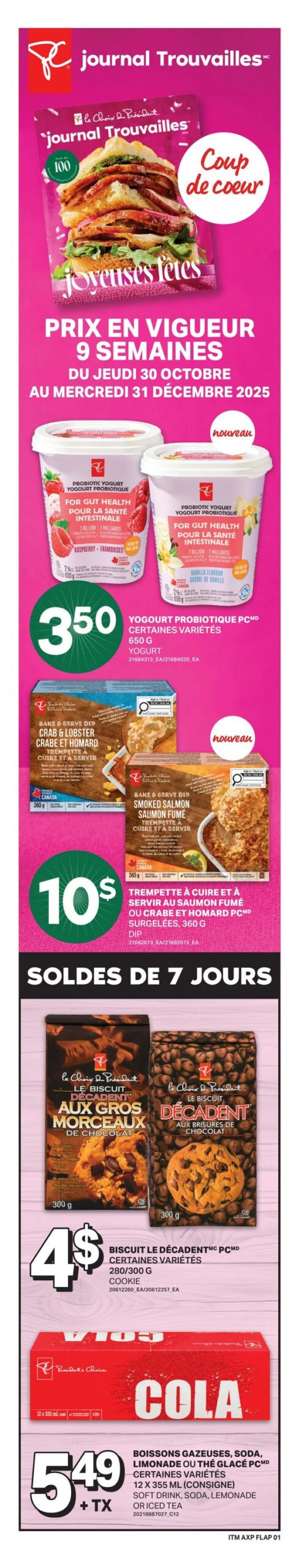 Circulaire Axep Du 6 au 12 novembre 2025