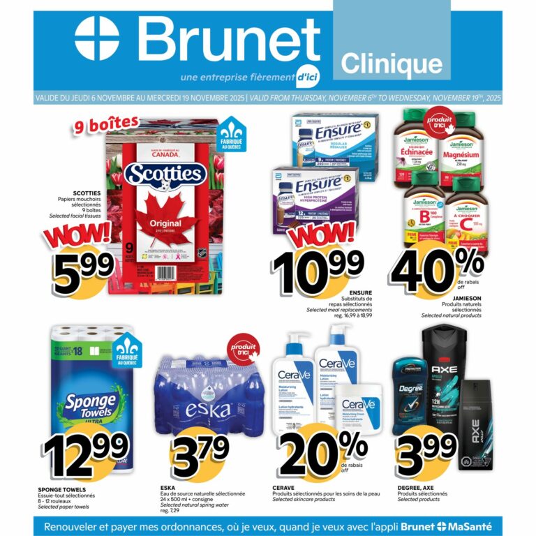Circulaire Brunet Clinique Du 6 au 19 novembre 2025