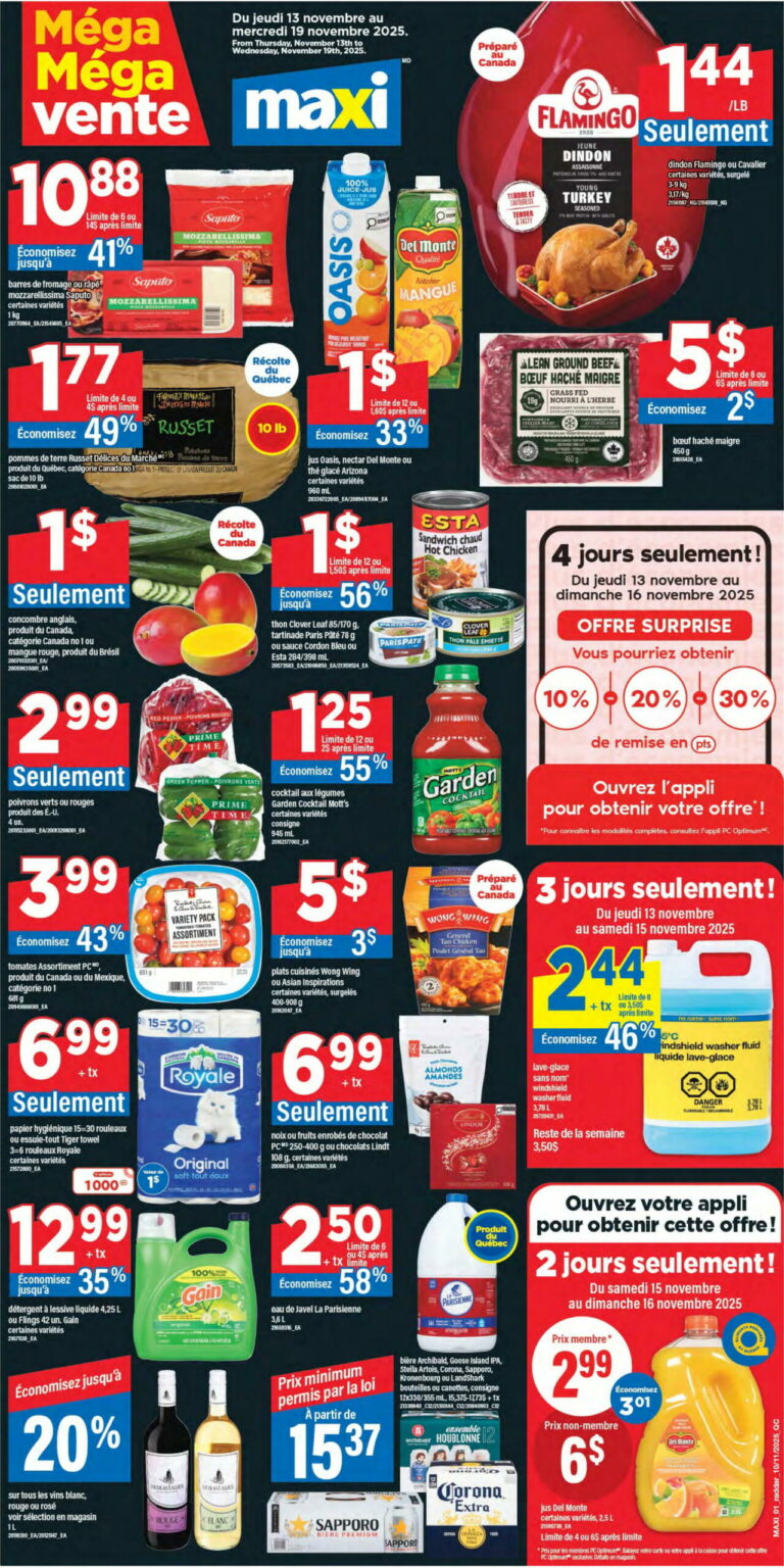 Circulaire Maxi & Cie Du 13 au 19 novembre 2025