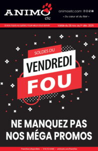 Circulaire Animo etc – Méga Promos du Vendredi Fou Du 28 novembre au 1 décembre 2025