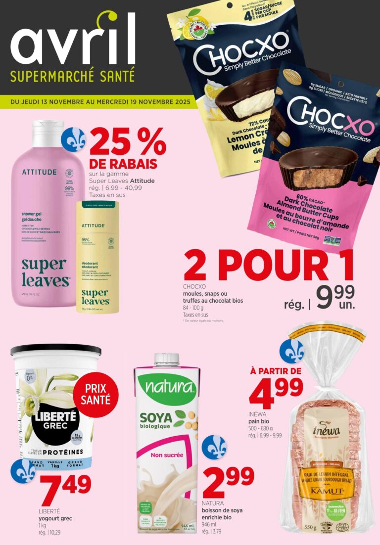 Circulaire Avril Du 13 au 19 novembre 2025