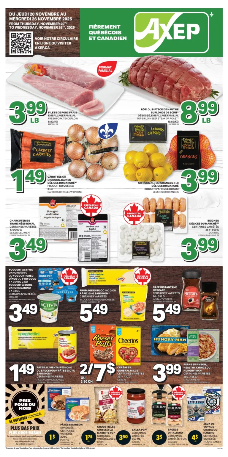 Circulaire Axep Du 20 au 26 novembre 2025