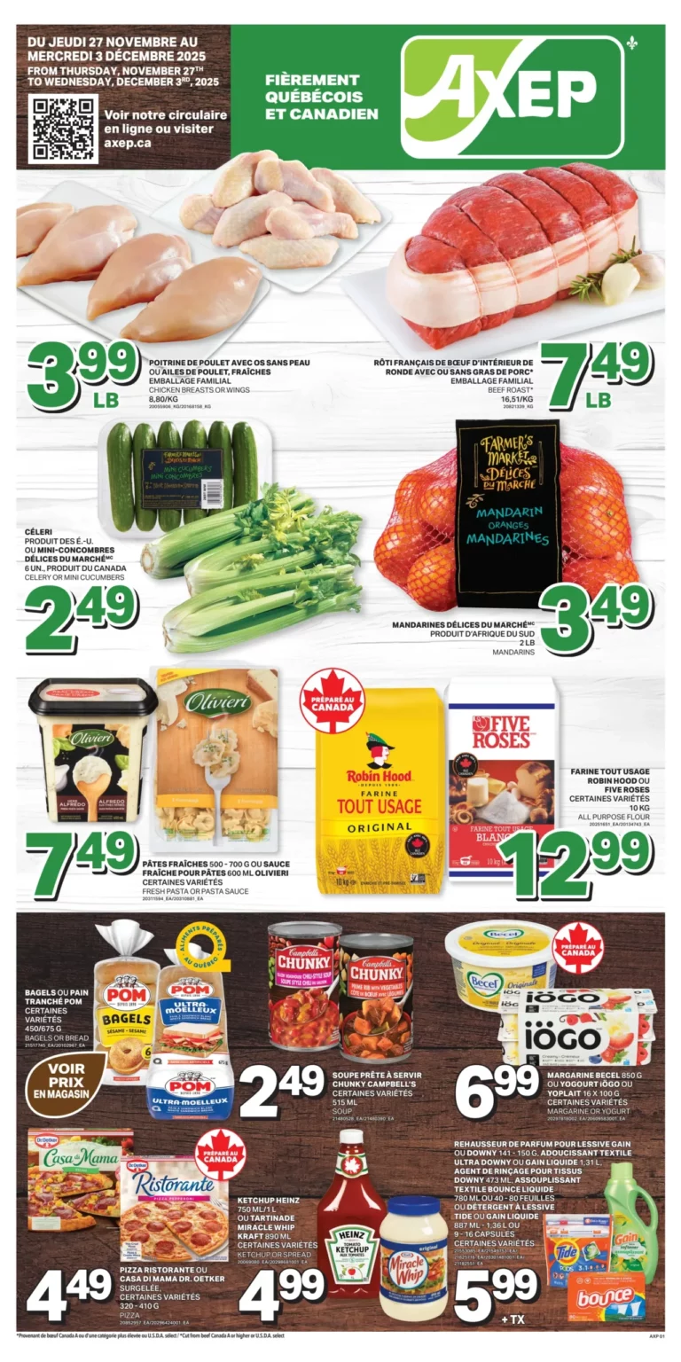 Circulaire Axep Du 27 novembre au 3 décembre 2025