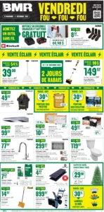 Circulaire BMR – Vendredi Fou Du 27 novembre au 3 décembre 2025
