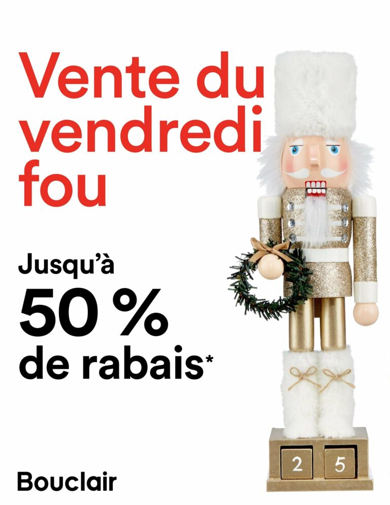 Circulaire Bouclair Du 27 novembre au 2 décembre 2025