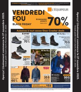 Circulaire L&rsquo;Équipeur Vendredi Fou Du 27 novembre au 3 décembre 2025